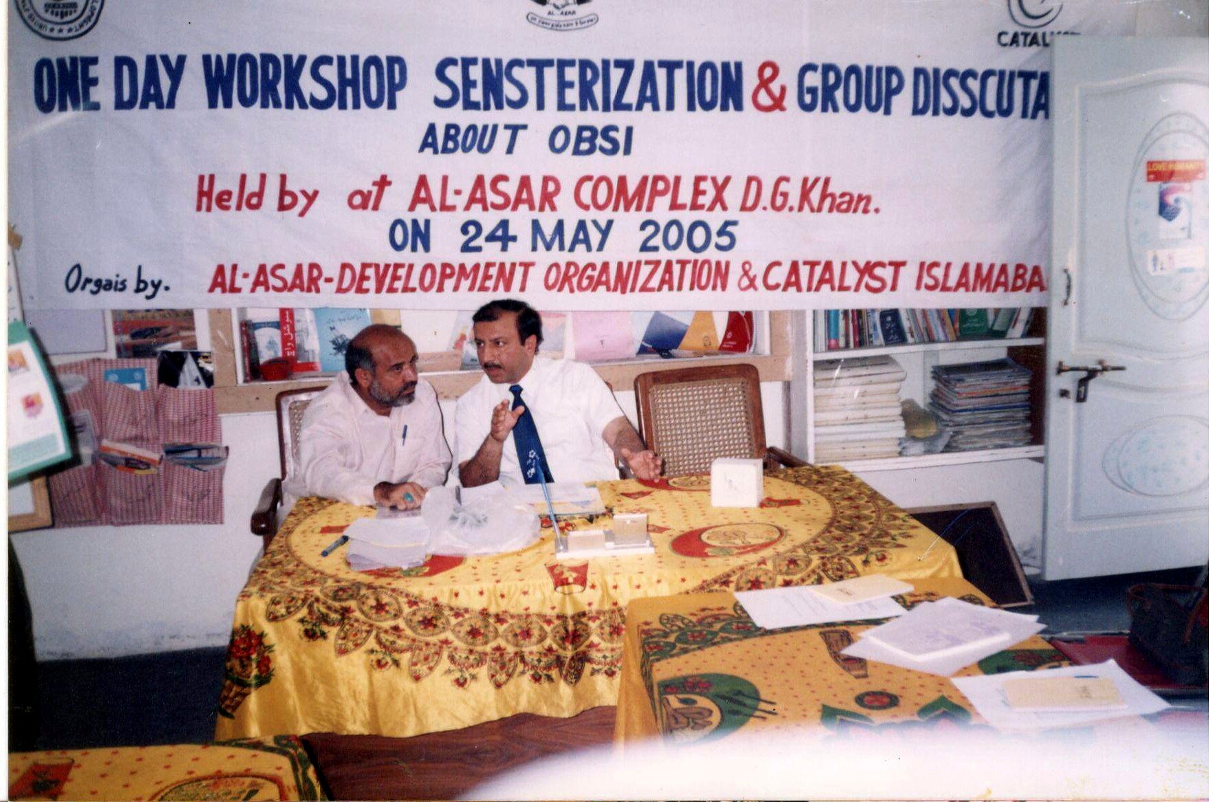 Facilitator leading a rights-awareness workshop