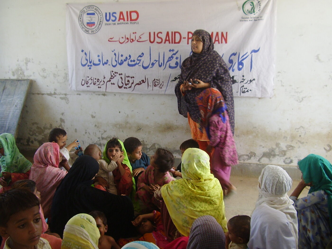 Women taking part in a community training session
